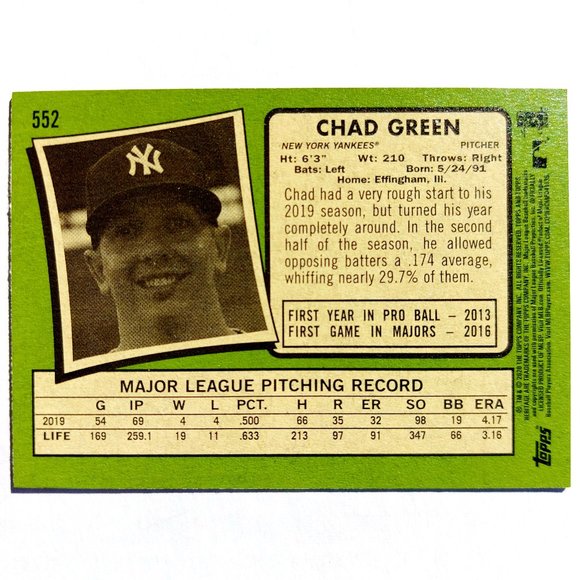New York Yankees (Chad Green) - BSBL [19_CG1] - Picture 3 of 3